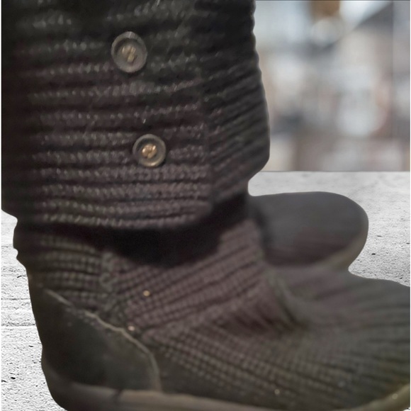 Ugg Classic Candy, Black Tall‎ Sweater Boots, women’s size 5 - Picture 3 of 9
